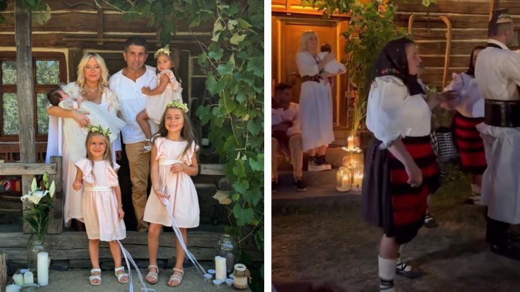 Botezul fetiței Laurei Cosoi a adus multe vedete în Maramureș