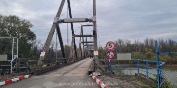 Restricții de trafic prin PTF Sighetu Marmației. Podul intră în reparație