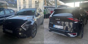 Mașină furată din Olanda, depistată la intrarea în România