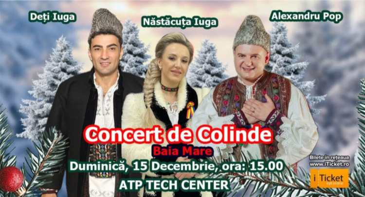 Deţi Iuga, Năstăcuţa Iuga şi Alexandru Pop pornesc în turneul „Moroşenii vă colindă”