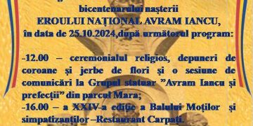 Manifestație de marcă în Baia Mare a bicentenarului nașterii EROULUI NAȚIONAL AVRAM IANCU