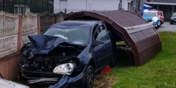 Accident rutier la Bozânta Mică – foto