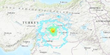 Un cutremur cu magnitudinea de 5,9 produs la mică adâncime a zguduit estul Turciei