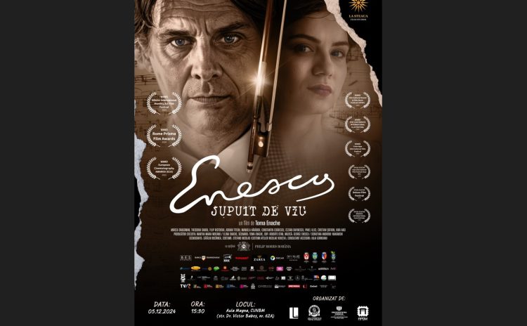 PREMIERĂ ÎN BAIA MARE: Primul film românesc despre viața lui George Enescu, proiectat în AULA CUNBM