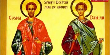 1 noiembrie. Sfinții Cosma și Damian, doctori fără arginţi, pomeniți în calendarul ortodox