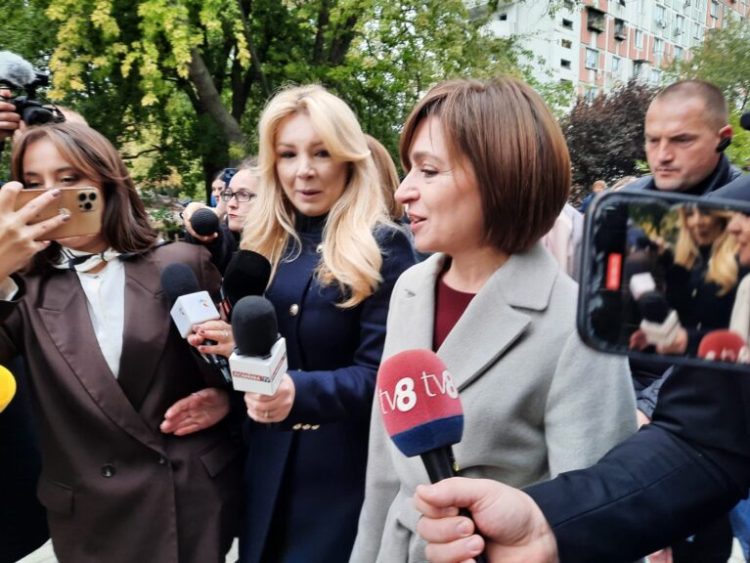 Maia Sandu: Am votat pentru că moldovenii trebuie să își determine soarta, nu alții, nu banii murdari, nu minciunile, ci voința poporului