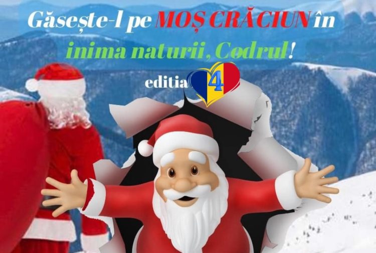 „Găsește-l pe Moș Crăciun în inima naturii, Codrul”, o nouă ediție la mijloc de decembrie
