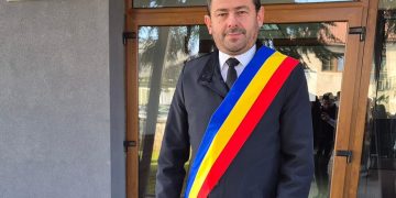 Nicu Bude, la depunerea jurământului pentru mandatul de primar al comunei Cupșeni