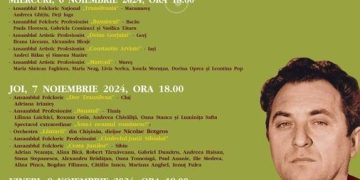 Artiști ai Ansamblului Transilvania, pe scena Festivalului Național de Folclor “Ioan Macrea” de la Sibiu