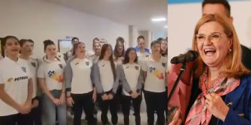 De ziua ei, șefa sportului românesc, Elisabeta Lipă, cântată de juniori ca în comunism