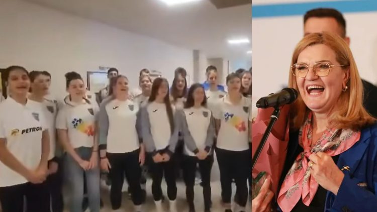 De ziua ei, șefa sportului românesc, Elisabeta Lipă, cântată de juniori ca în comunism