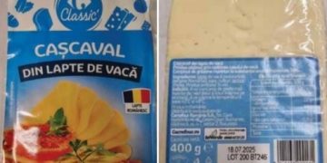 Alertă alimentară! Un lot de cașcaval, retras de la vânzare din Carrefour din cauza unei bacterii