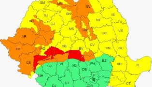 Ninsorile și viscolul continuă. Meteorologii au actualizat avertizările de cod roșu, portocaliu și galben