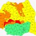 Ninsorile și viscolul continuă. Meteorologii au actualizat avertizările de cod roșu, portocaliu și galben