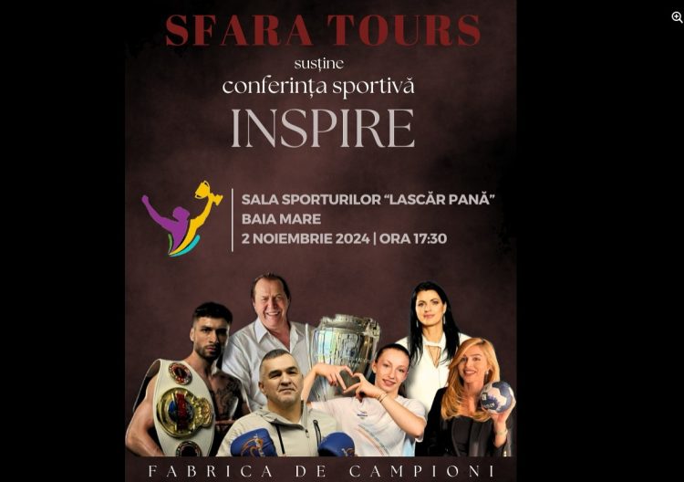 Sfara Tours este mândră să sprijine cea de-a doua ediție a conferinței INSPIRE