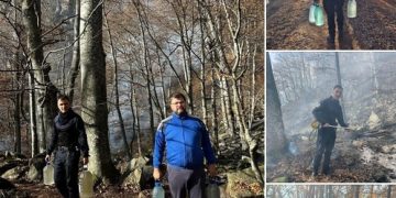 Weekend de foc pentru jandarmii Postului Montan Țibleș