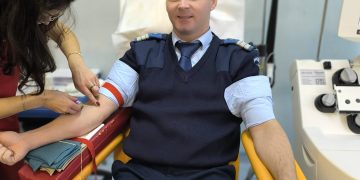 O nouă campanie de donare de sânge a jandarmilor maramureșeni