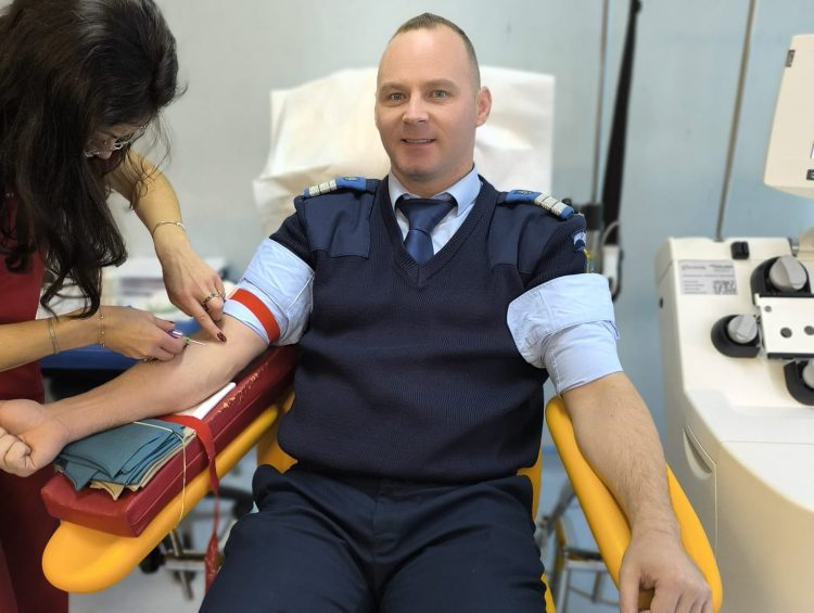 O nouă campanie de donare de sânge a jandarmilor maramureșeni