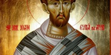 13 noiembrie, Sfântul Ioan Gură de Aur, sărbătoare cu cruce neagră în calendarul ortodox