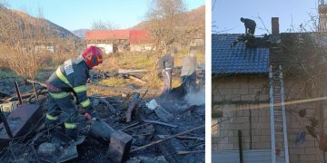 Incendiu în Groșii Țiblesului