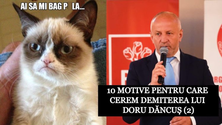 10 motive pentru care cerem DEMITEREA primarului PSD de Baia Mare – Doru Dăncuș. 2 – Are un vocabular de mahala