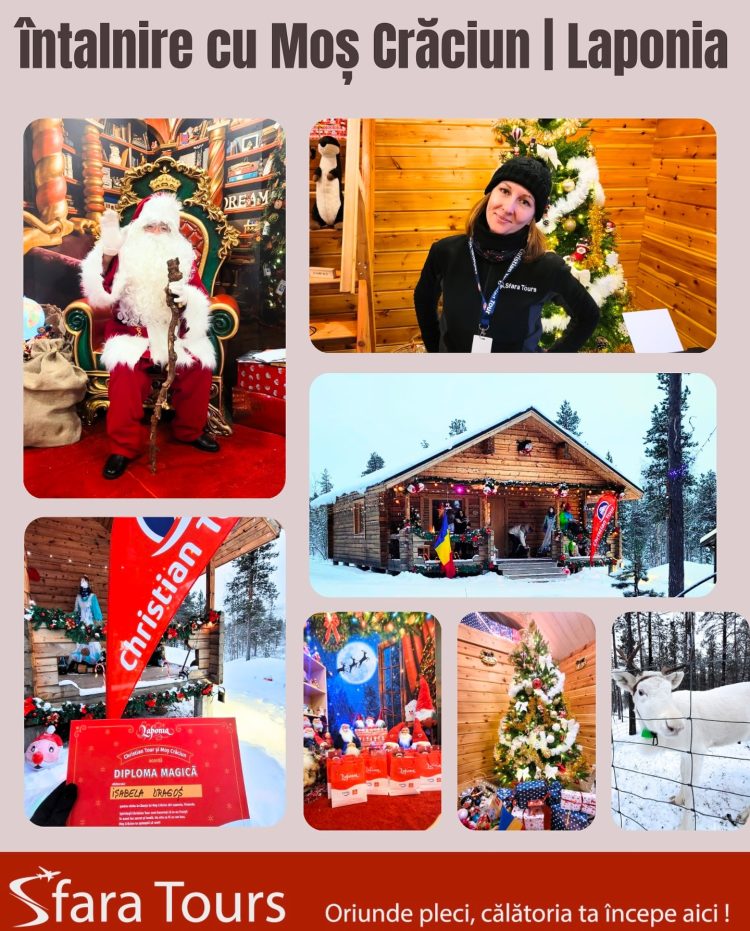 Întâlnire magică cu Moș Crăciun în inima Laponiei!