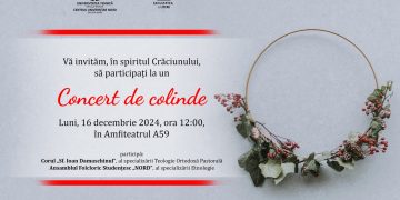 Concert de colinde în mediul studențesc