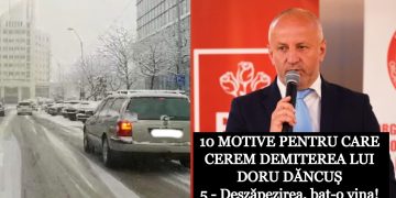 10 motive pentru care cerem DEMITEREA primarului PSD de Baia Mare – Doru Dăncuș. 5 – Deszăpezirea, bat-o vina!