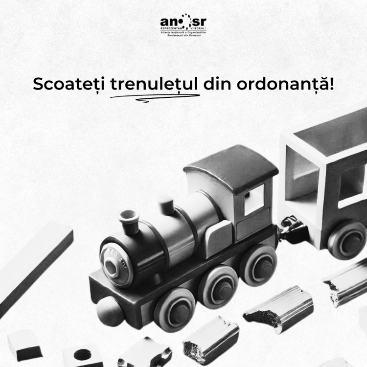 Scoateți trenulețul din ordonanță
