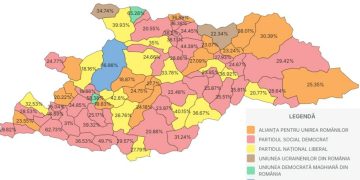 Clasamentul pe UAT-uri în urma Alegerilor Parlamentare din Maramureș