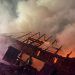 Incendiu violent la o șură din Dănești (galerie foto)