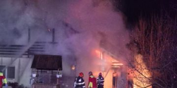 Incendiu devastator în Lăpușel