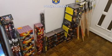 160 de kg de articole pirotehnice confiscate de polițiștii din Baia Sprie