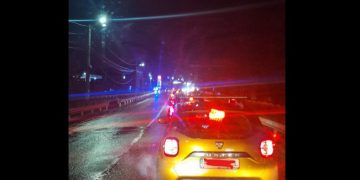 Accident la ieșire din Baia Sprie. Trafic blocat