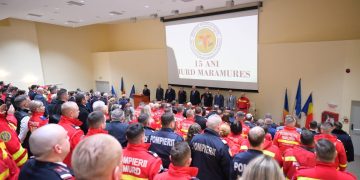 Moment festiv la ISU: 15 ani de SMURD în Maramureș