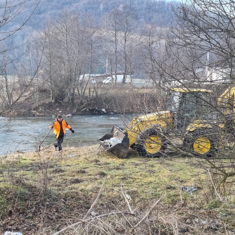 AȘA DA! Angajații primăriei Suciu de Sus au realizat o acțiune de ecologizare