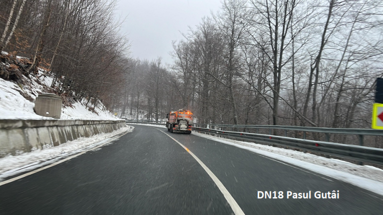 Ninge în județ, în zonele joase se semnalează ceață. Atenție la polei!