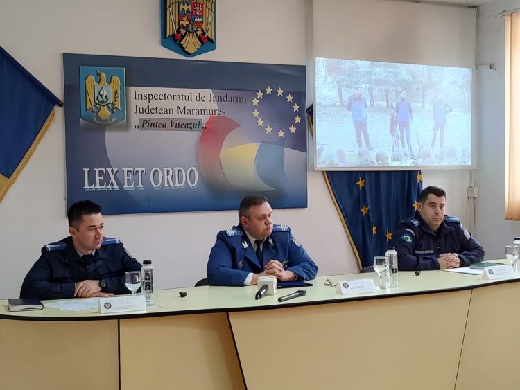 Activitate de bilanț la sediul Inspectoratului de Jandarmi Județean ”Pintea Viteazul” Maramureș
