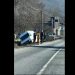 Accident la Bizușa. O autoutilitară a ajuns în șanț