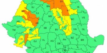 Alertă de vreme severă. Cod galben și cod portocaliu de viscol puternic