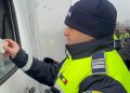 Serviciul Rutier, acţionat pe DN1C, în apropierea unei unităţi de învăţământ din Lăpuşel