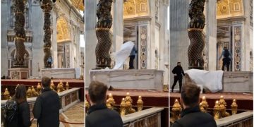 Un român a distrus un altar și mai multe candelabre, în Bazilica Sfântul Petru de la Vatican