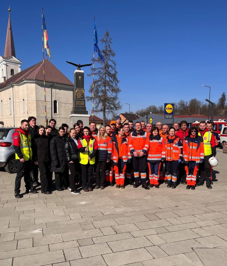 Exercițiu de intervenție în situații de urgență organizat la Târgu Lăpuș