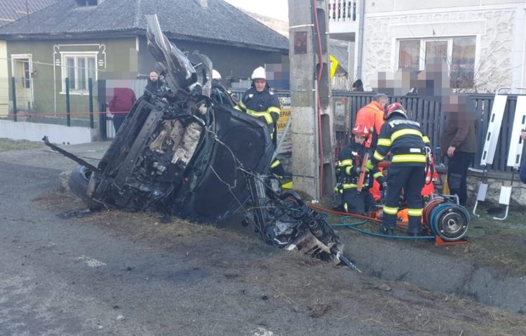 Accident deosebit de grav în Vișeu de Sus