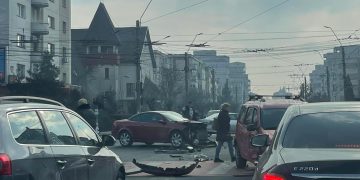 Ziua și accidentul la intersecția de la Policlinica Sfânta Maria din Baia Mare