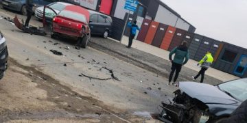 Impact devastator pe strada Fabricii din Baia Mare