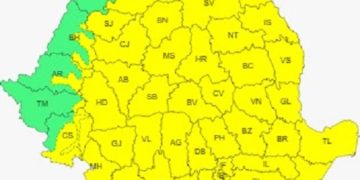 Cod galben de ger până săptămâna viitoare