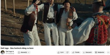 Deți Iuga revine în forță cu noul său hit: „Beu horincă stâng cu bere”. 100 de mii de vizualizări în primele 10 ore