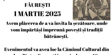 Șezătoare de 1 Martie în Făurești – Tradiție și Distracție la Căminul Cultural