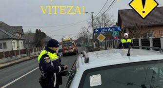 Aproape 50 de autovehicule oprite pentru control la Șomcuta Mare în cadrul acțiunii Blocada